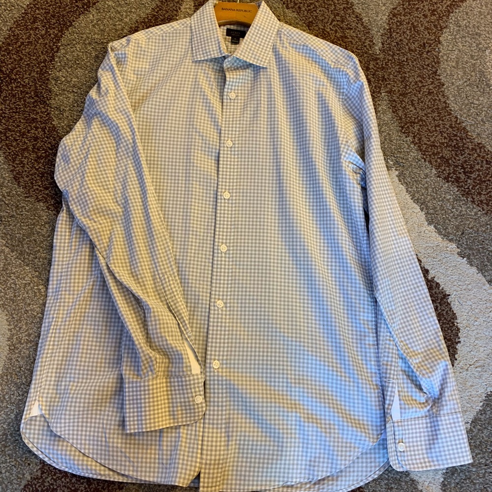 J Crew Collared Button Down Shirt Medium - image 1